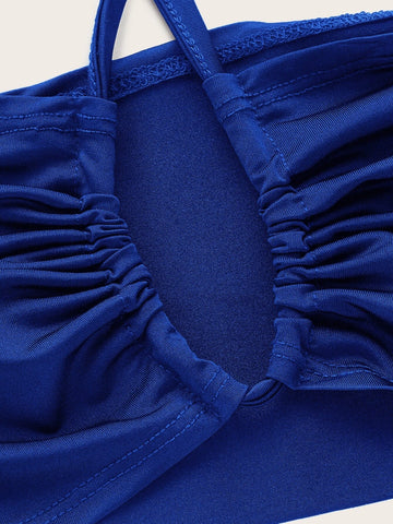 ICON Tie Back Halter Top & Twist Front Skirt