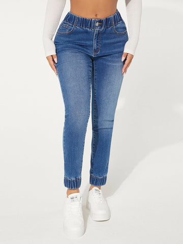 SXY Slant Pocket Jogger Jeans