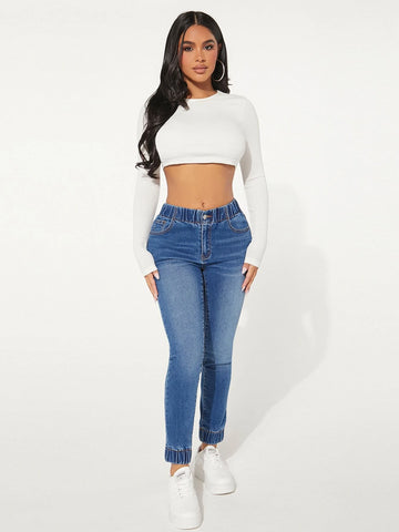 SXY Slant Pocket Jogger Jeans