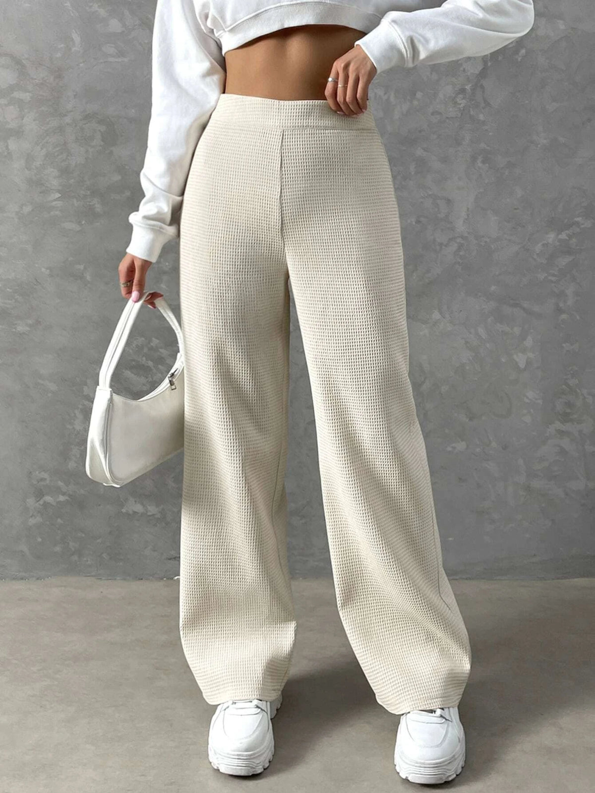 High Waist Wide Leg Pants
