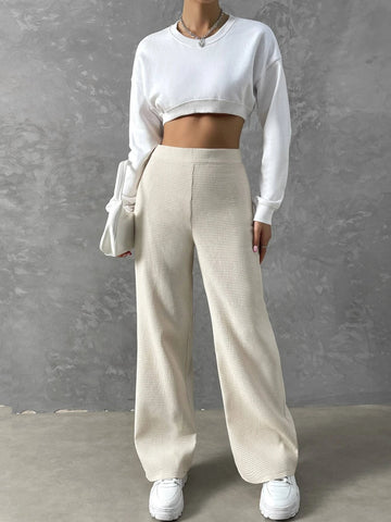 High Waist Wide Leg Pants