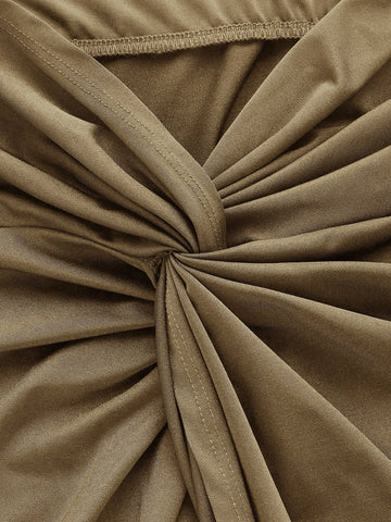 ICON Tie Back Halter Top & Twist Front Skirt