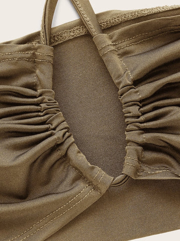 ICON Tie Back Halter Top & Twist Front Skirt