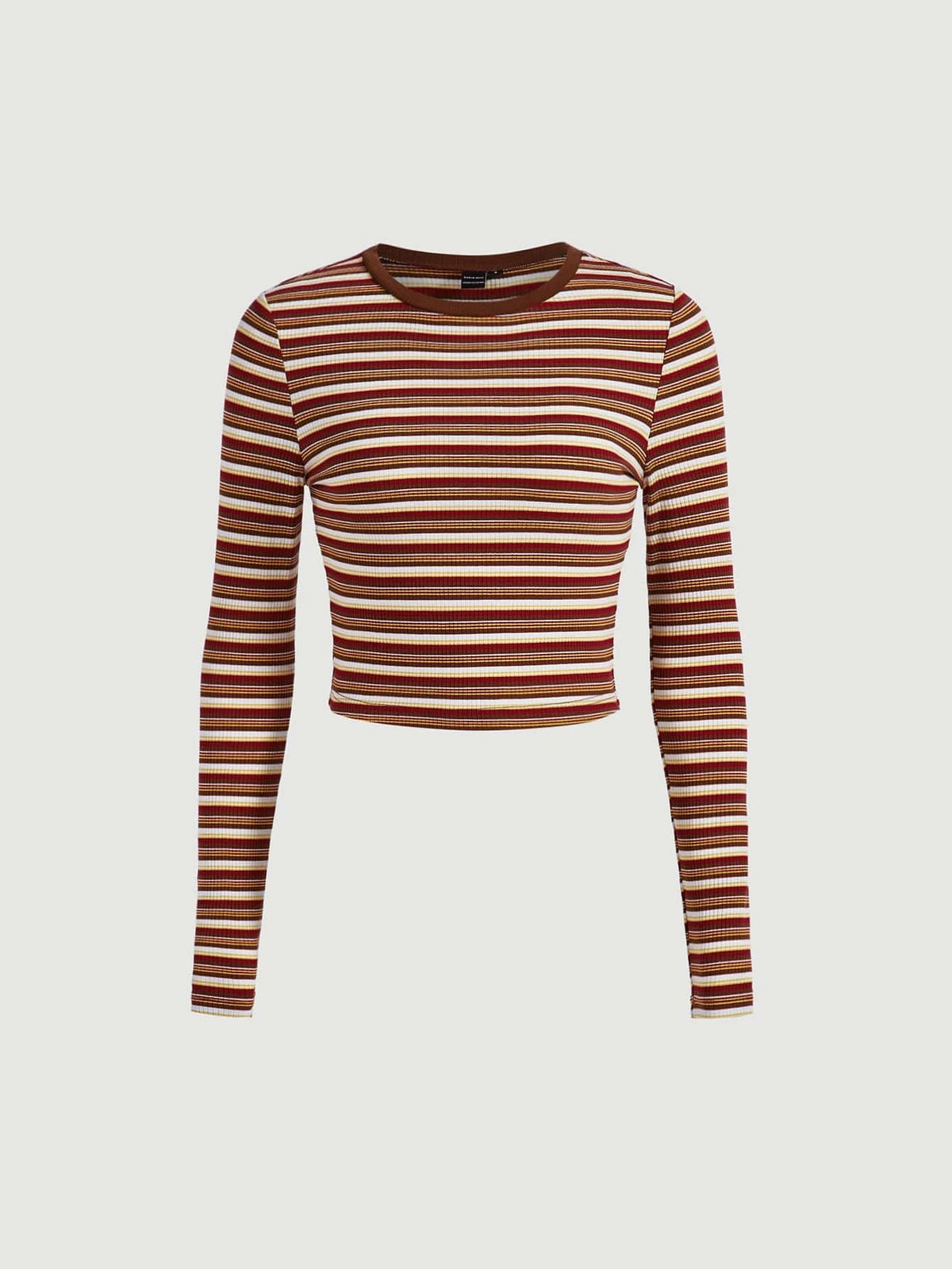 MOD Striped Crop Tee