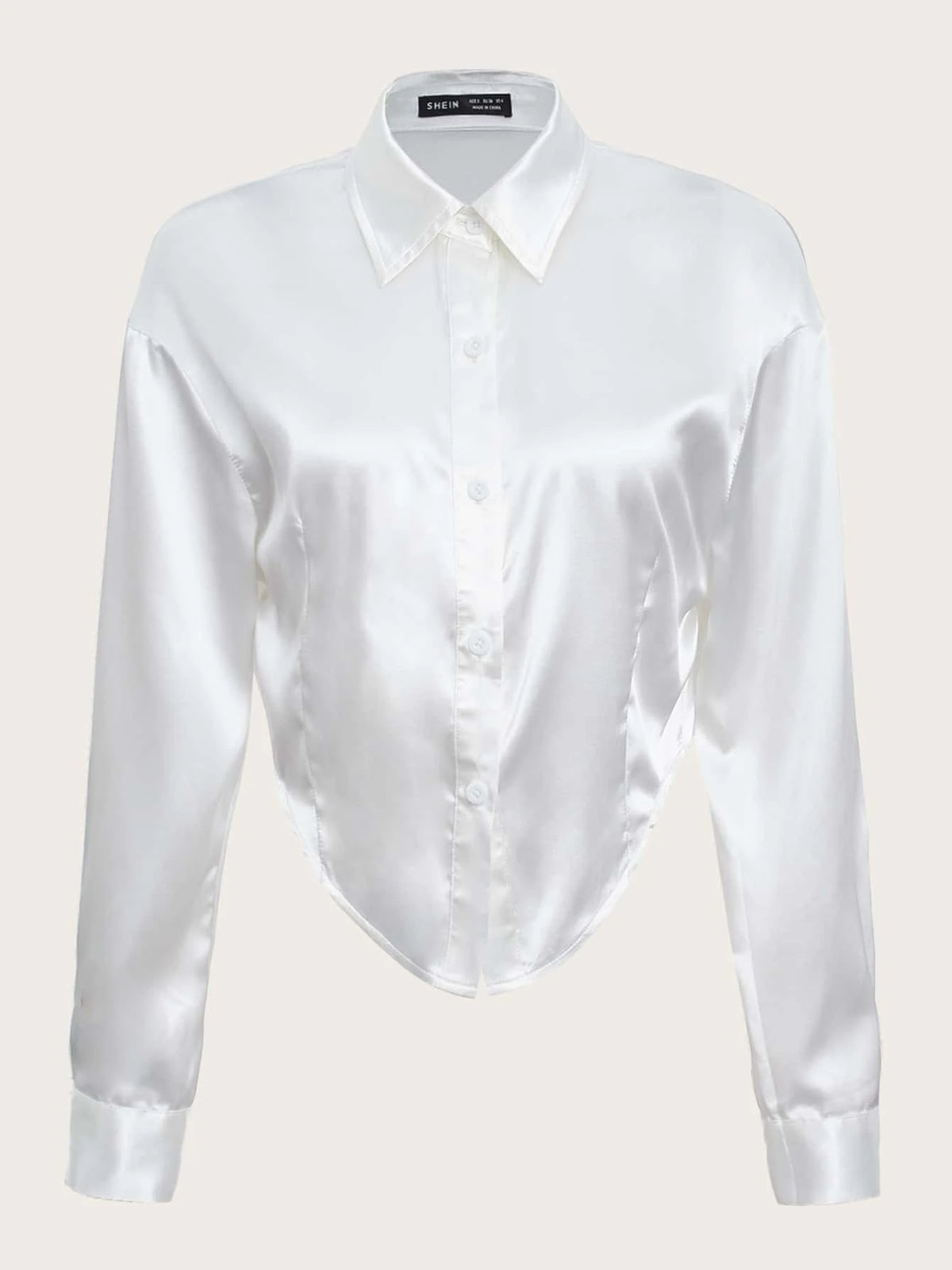 Drop Shoulder Bandana Hem Shirt