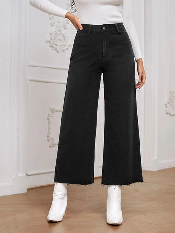 High Waist Wide Leg Jeans