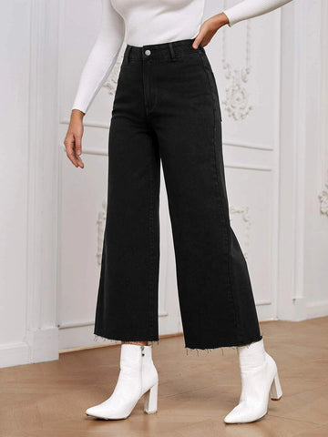 High Waist Wide Leg Jeans