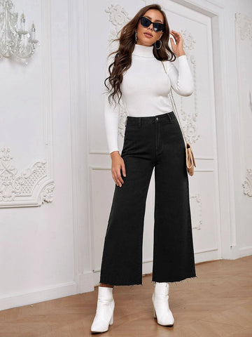 High Waist Wide Leg Jeans