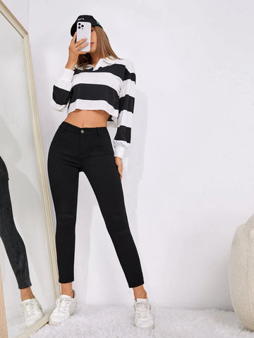 High Waist Skinny Jeans