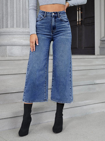 High Waist Wide Leg Jeans