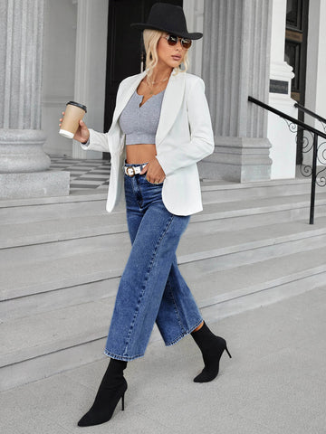 High Waist Wide Leg Jeans