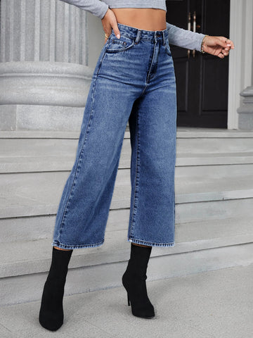 High Waist Wide Leg Jeans