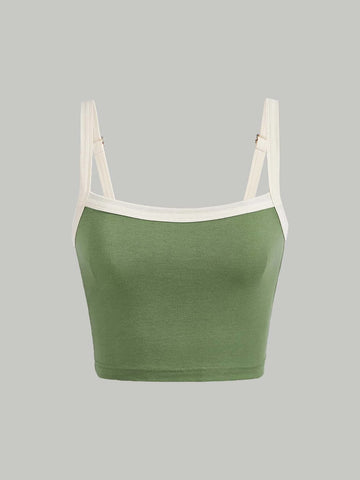 MOD Contrast Binding Cami Top