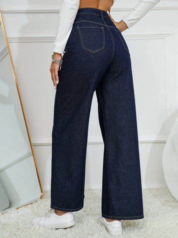 High Waist Wide Leg Jeans