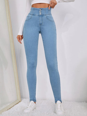High Waist Skinny Jeans