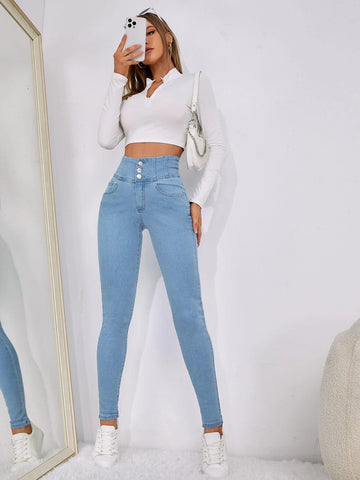 High Waist Skinny Jeans