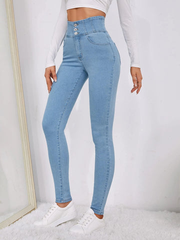 High Waist Skinny Jeans
