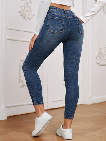 High Waist Skinny Jeans