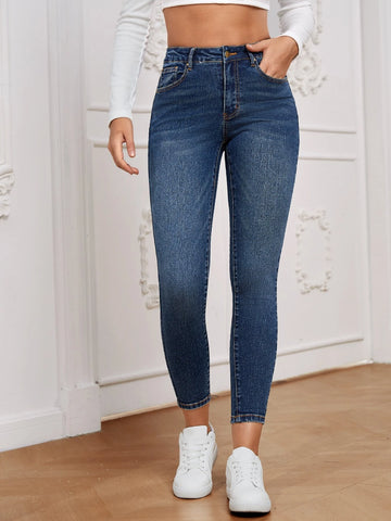 High Waist Skinny Jeans