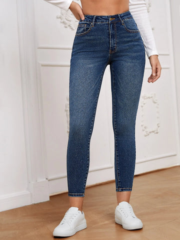 High Waist Skinny Jeans