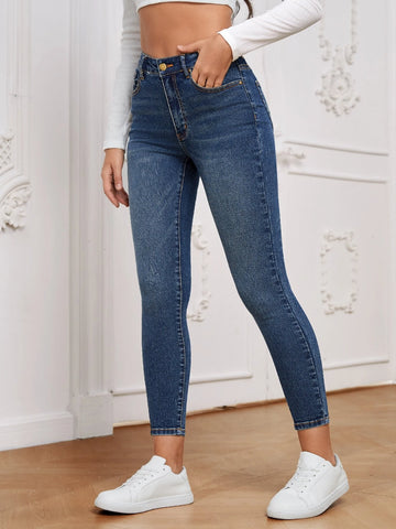 High Waist Skinny Jeans