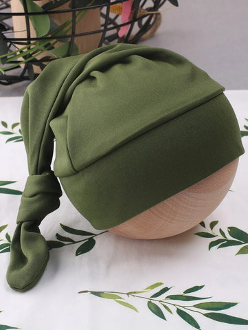 Newborn Plant Print Wrap Blanket & Hat Photo Outfit