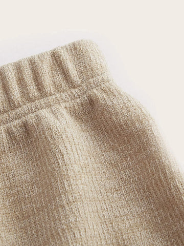 Crop Tube Top & Flare Leg Pants Set