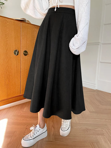 DAZY High Waist Flared Skirt