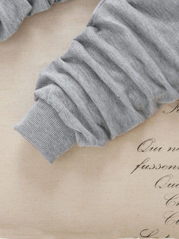 Toddler Boys Letter Graphic Sweatshirt With Sweatpants