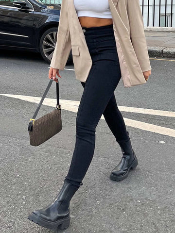 High Waist Skinny Jeans