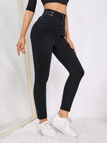 High Waist Skinny Jeans