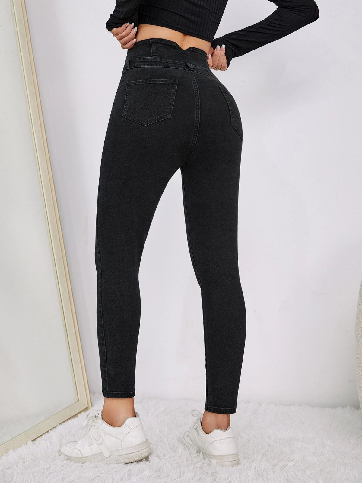 High Waist Skinny Jeans