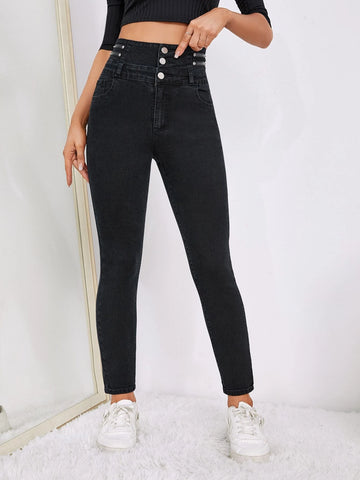 High Waist Skinny Jeans