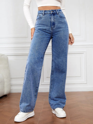 Tall High Waist Straight Leg Jeans