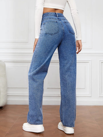 Tall High Waist Straight Leg Jeans