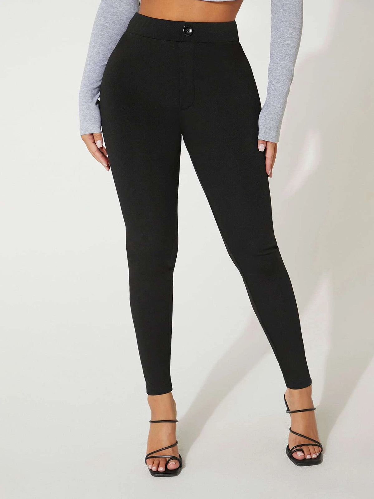 PETITE High Waist Skinny Pants