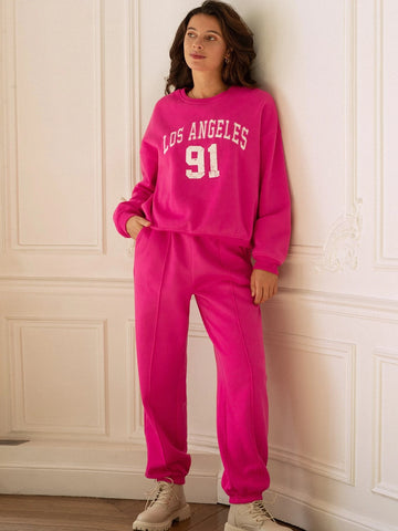 Solid Slant Pocket Sweatpants