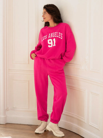 Solid Slant Pocket Sweatpants