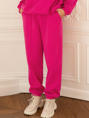 Solid Slant Pocket Sweatpants