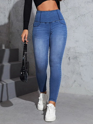 High Waist Skinny Jeans