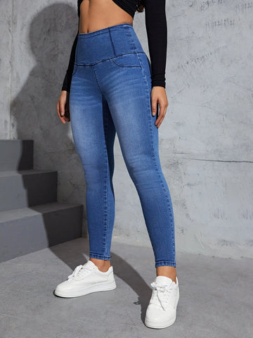 High Waist Skinny Jeans