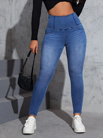 High Waist Skinny Jeans