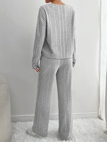 PETITE Drop Shoulder Tee & Pants