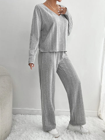 PETITE Drop Shoulder Tee & Pants