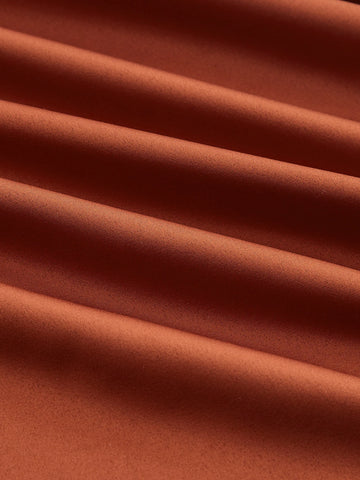 Draped Drawstring Side Split Thigh Satin Cami Dress