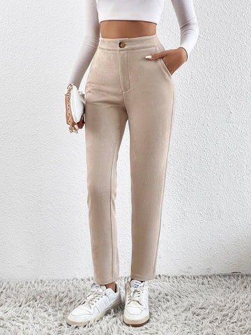 High Waist Tapered Pants