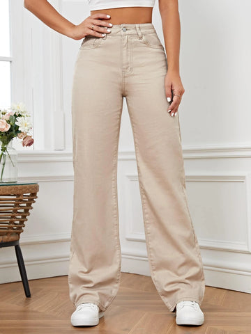 Tall High Waist Straight Leg Jeans