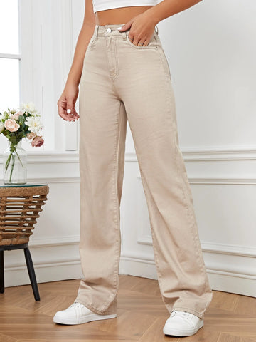 Tall High Waist Straight Leg Jeans