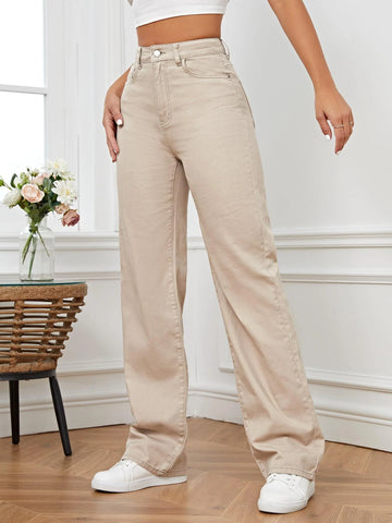 Tall High Waist Straight Leg Jeans