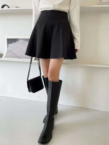 DAZY High Waist Flare Skirt